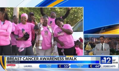 Breast cancer awareness walk held in Edwards