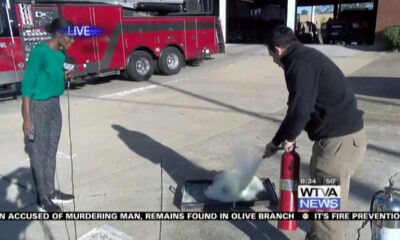 Fire Prevention Week: Tupelo fire marshal explains how to properly use fire extinguisher, EZ spray