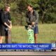 Longboard skaters travel along the Natchez Trace Parkway