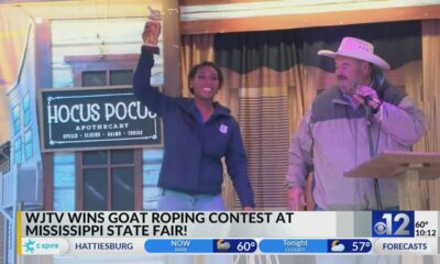 WJTV's Leah Williams wins goat roping contest