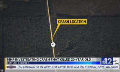 Man killed in crash on Highway 27 in Copiah County