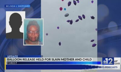 Balloon release held for slain mother, child in Scott County