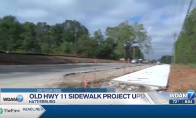 Sidewalk project in Lamar County progressing nicely through first phase