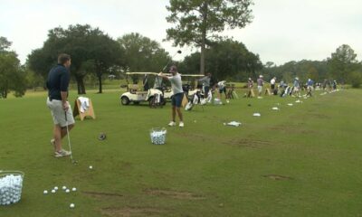 Mississippi State’s Hunter Logan huts the range with Matt DeGregorio