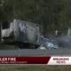 Truck fire slows traffic on I-20 in Hinds County