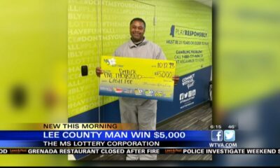 Lee County man wins big in MS Lottery Corporation’s Cash Pop