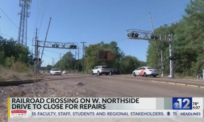 Railroad crossing on W. Northside Drive to close for repairs