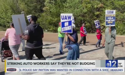 Striking auto workers in Mississippi don’t plan to budge