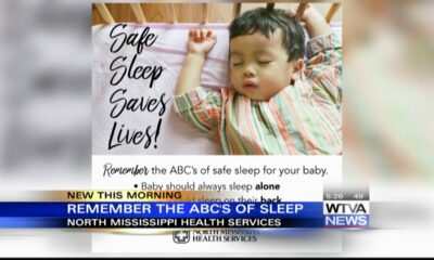 Local health services give tips on how babies should sleep