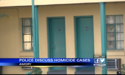 Amory police speaks on two recent homicide cases