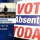 Absentee voting Saturday