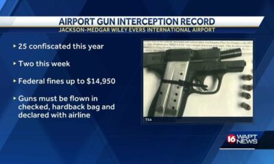 Guns seized at Jackson airport