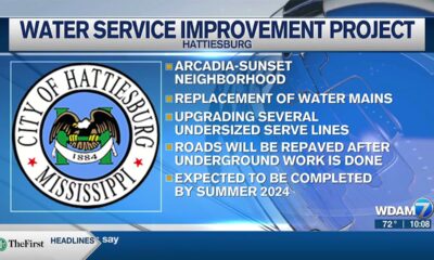 Work on water system upgrade to begin in Arcadia-Sunset neighborhood in Hattiesburg.