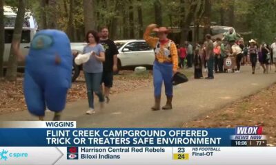 Thousands attend Flint Creek trick or treat event at campgrounds