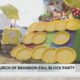 Brandon church holds fall block party