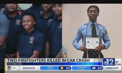 Two Vicksburg firefighters killed in crash on I-20