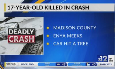 17-year-old killed in Madison County crash