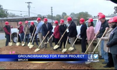 Groundbreaking held Monday for fiber project in Bruce