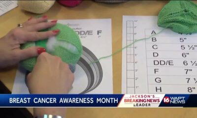 Knitting Knockers help breast cancer survivors