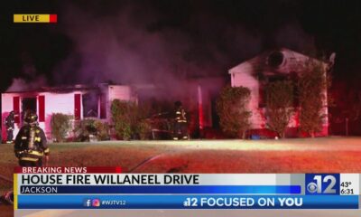 Jackson fire crews battle fire on Willaneel Drive