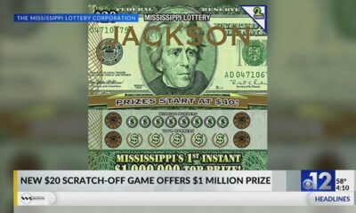 New $20 scratch-off game offers $1 million prize