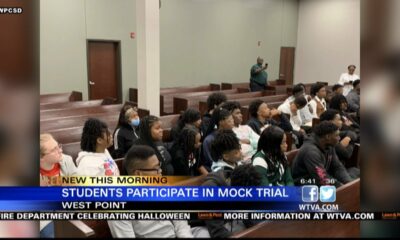 West Point students participate in mock trial