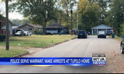 Police serve warrants, make arrests in Tupelo