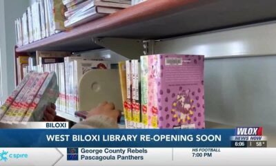 West Biloxi Library closing in on renovations, re-opening soon