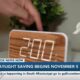 Daylight Savings Time begins November 5