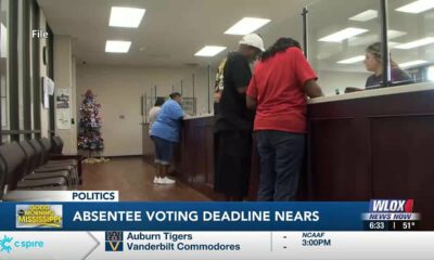 Absentee voting deadline nears