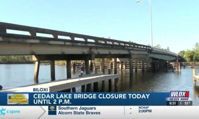 Cedar Lake bridge undergoing maintenance