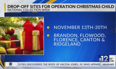 Operation Christmas Child announces drop-off sites in Central Mississippi