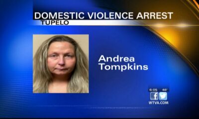 Tupelo police make domestic violence arrest