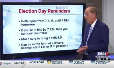 Election day reminders before voters head to the polls