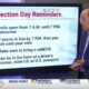 Election day reminders before voters head to the polls