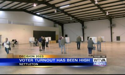 Voter turnout high Tuesday morning in Nettleton