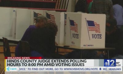 Judge: Hinds County polls can remain open until 8 p.m.