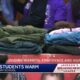 Students get coats