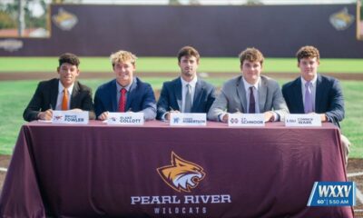 Five members of the Pearl River Community College baseball team signed to play at the next level