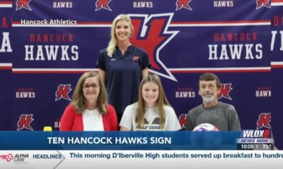 Hancock High sends 10 to next level