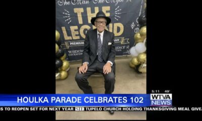 Houlka community celebrates a special birthday with a parade