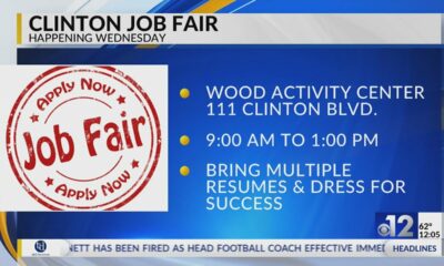 Clinton to host community job fair this week