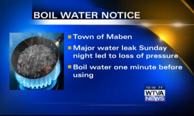 Maben issues boil water alert