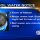 Maben issues boil water alert