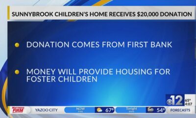 Sunnybrook Children’s Home receives $20,000 donation