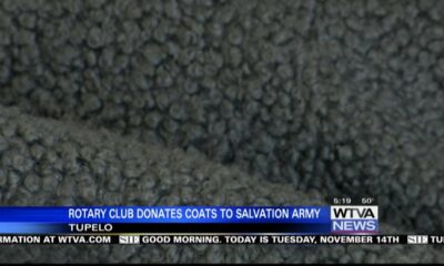 Rotary Club of Tupelo has donated more than 100 coats to the Salvation Army