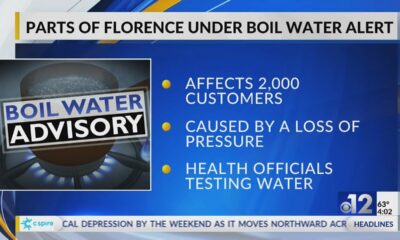 2,000 Florence customers under boil water alert