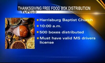 Harrisburg Baptist Church holding a food distribution