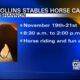 Collins Stables holding horse camp