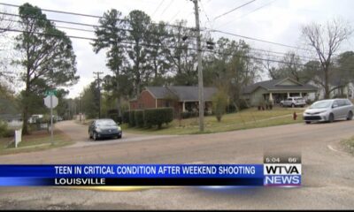 Teen in critical condition after weekend shooting in Louisville